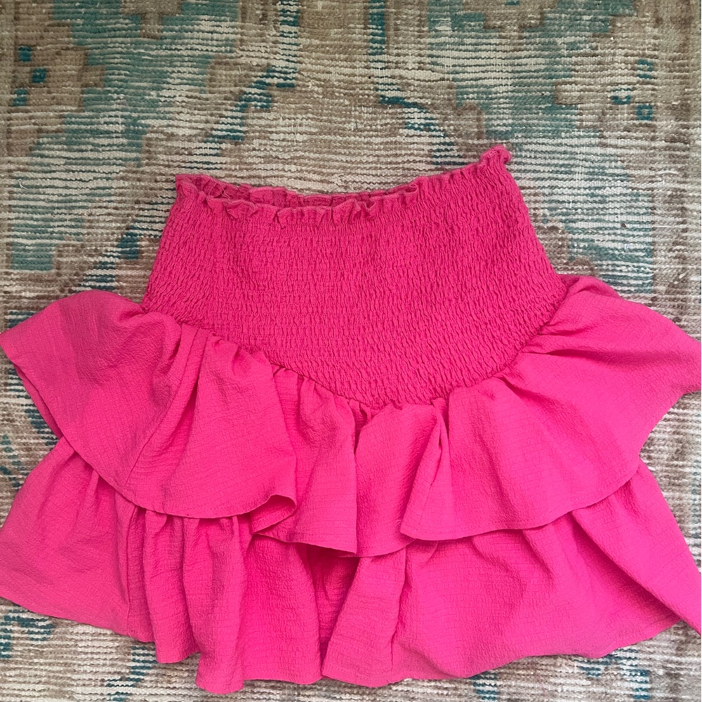 Pink Ruffled Top